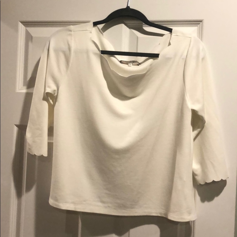 Anthropologie white dress shirt